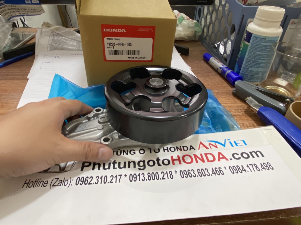 Bơm nước làm mát xe Honda CIVIC 2.0 NĂM 2006-2011